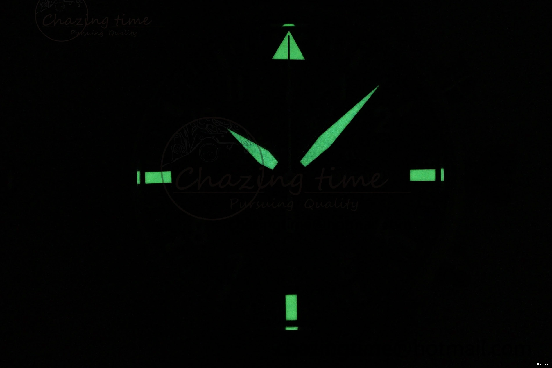 MIROTIME 0524 Pilot Chrono SS AZF 1:1 Best Edition Blue Dial on Brown Leather Strap A TimelessDesign 7060